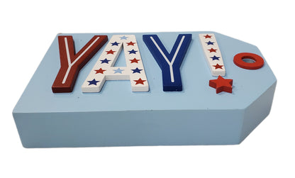 Celebrate It Tabletop Decor – YAY! Red White Blue