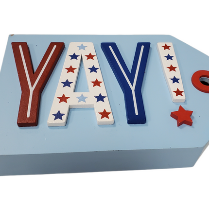 Celebrate It Tabletop Decor – YAY! Red White Blue