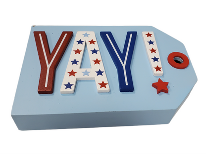Celebrate It Tabletop Decor – YAY! Red White Blue