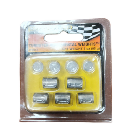 Tungsten Incremental Weights, PineCar P3915 3oz