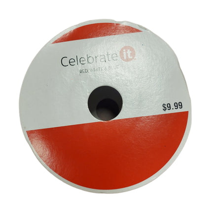 Celebrate It Wired Ribbon 2.5in x 20ft – Flag Design