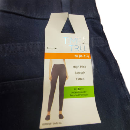 Jeggings, Stretch High Rise Fitted Time and Tru M 8-10