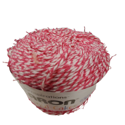 Caron Coconut Cakes Yarn 8oz 481yds – Pink White