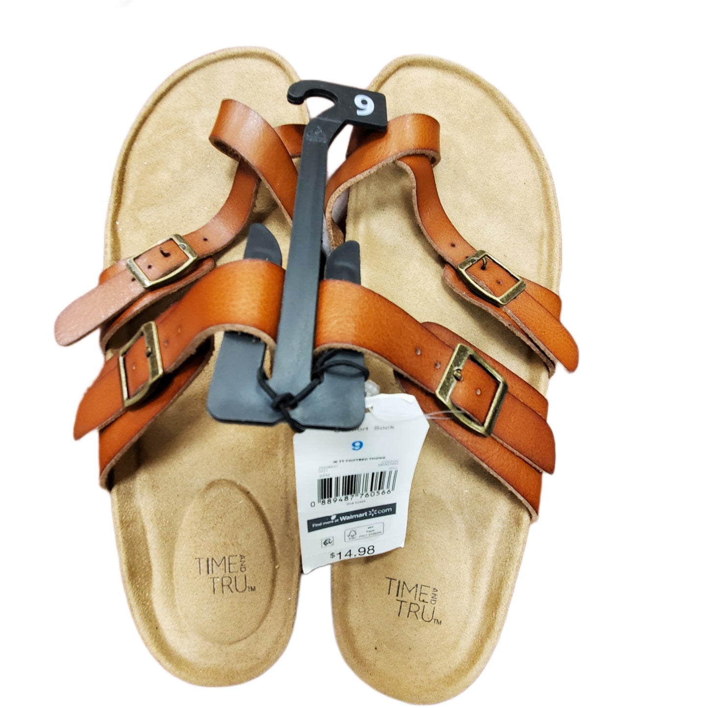 Sandals Size 9 Time and Tru