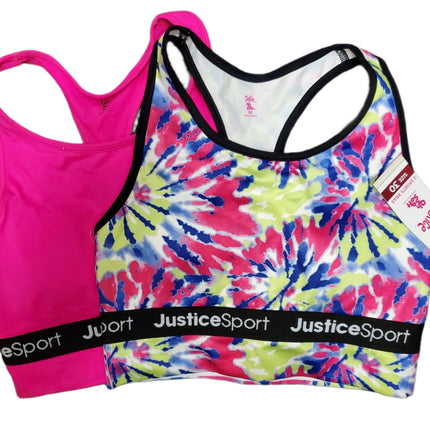 2 Sports Bras Justice Size 30