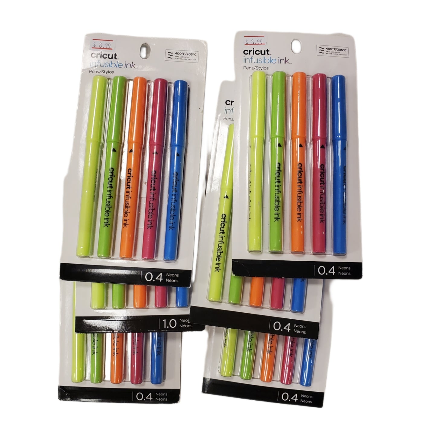 Cricut Neon Infusible Ink Markers - .0.4 Neon 5 pack