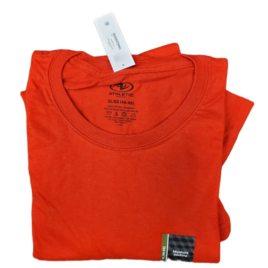 Athletic Works Crew Neck Short Sleeve Red T-Shirt  XL 46-48