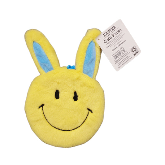 Yellow Smiley Easter Coin Purse – Way To Celebrate