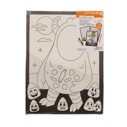 Creatology Halloween Selfie Coloring Canvas 6+