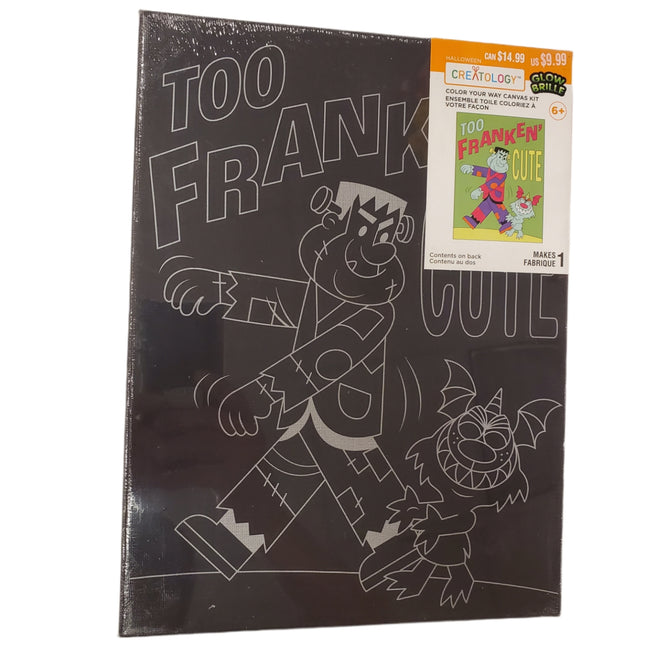 Creatology Glow Canvas Kit â€“ Too Franken' Cute Craft