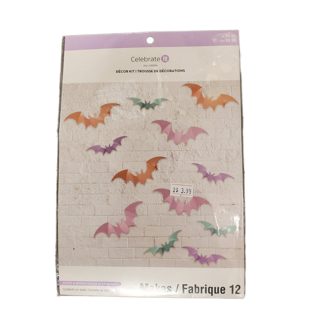Sweet & Spooky Bat Craft Kit - Makes 12 Celebrate it