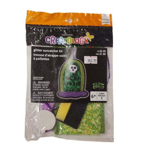 Halloween Glitter Sun Catcher Craft Kit by Creatology