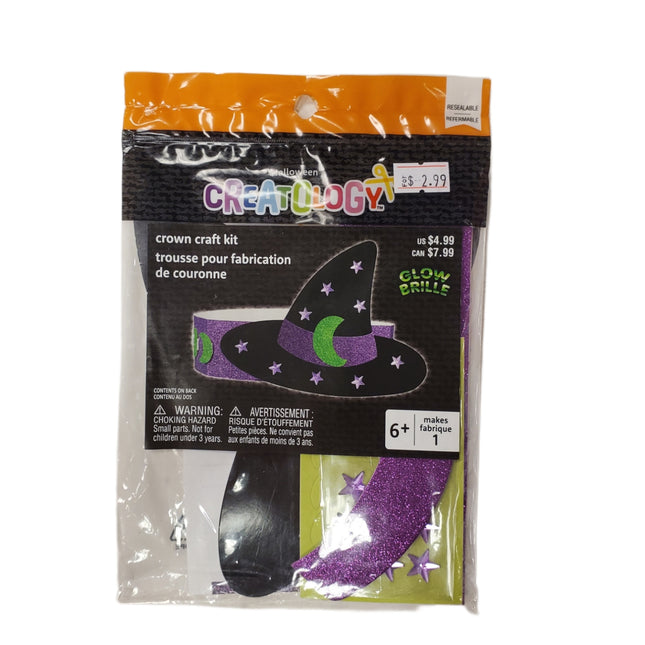 Kids' Halloween Crown Craft Kit, Ages 6+ Creatology