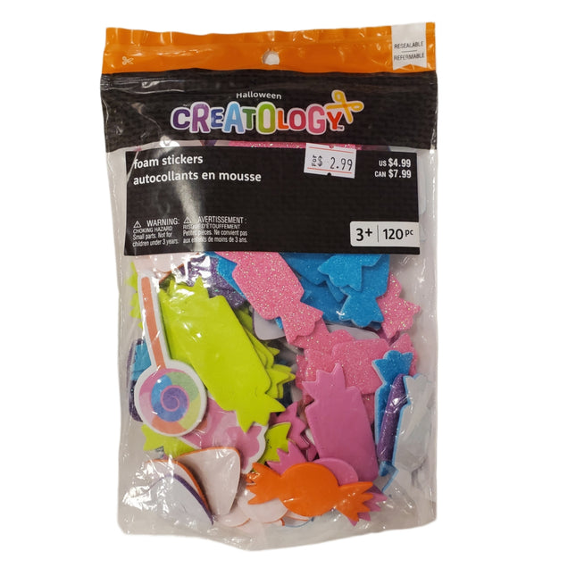 Halloween Foam Candy Stickers by Creatology 120-pc