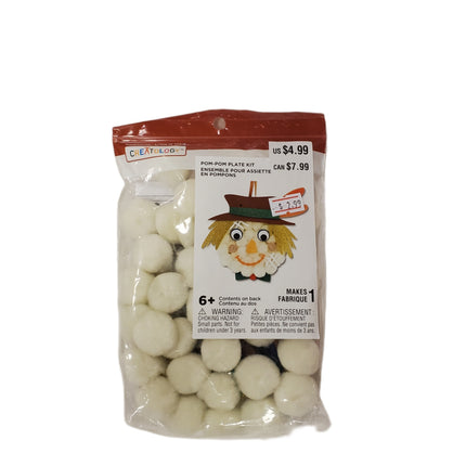 Creatology Pom-Pom Plate Craft Kit, Ages 6+