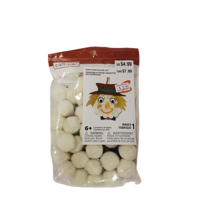 Creatology Pom-Pom Plate Craft Kit, Ages 6+