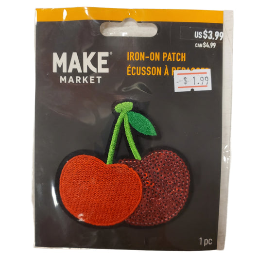 Cherries Iron-On Patch by ArtMinds
