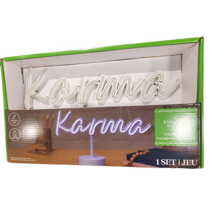 LED Neon Light Sign with Timer - Ashland
