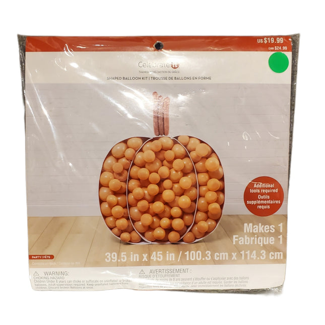 Celebrate It Pumpkin Shaped Balloon Kit