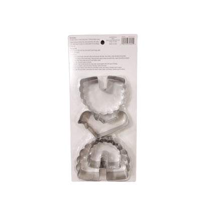 Turkey Shape Metal Cookie Cutter Set - Celebrate It