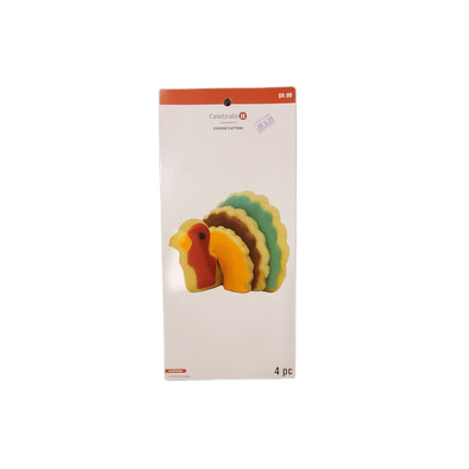 Turkey Shape Metal Cookie Cutter Set - Celebrate It