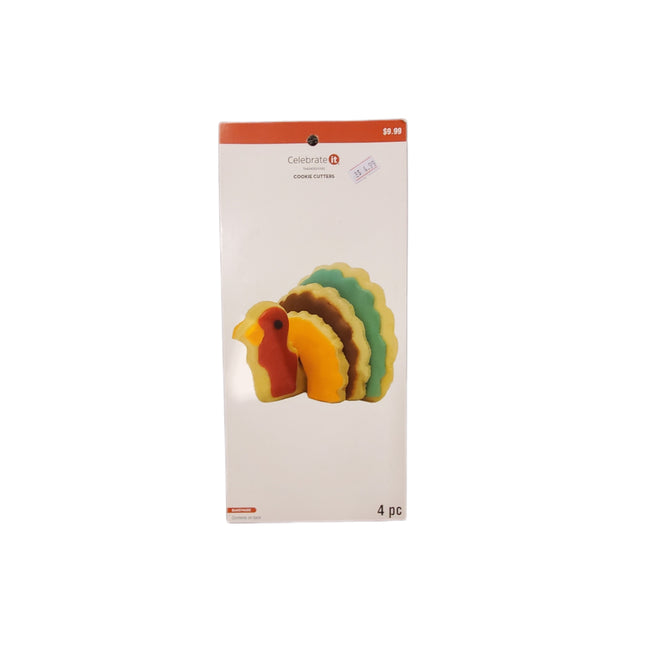 Turkey Shape Metal Cookie Cutter Set - Celebrate It