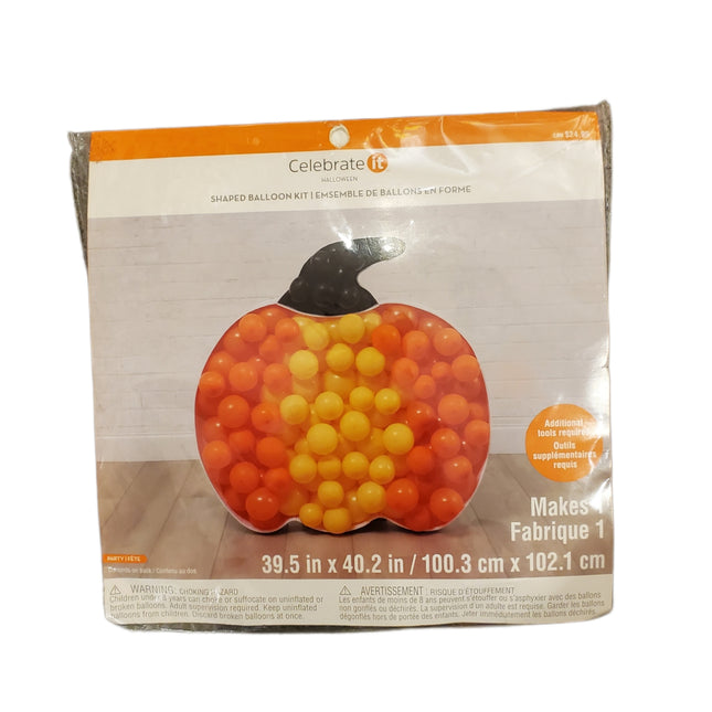 Celebrate It Pumpkin Shaped Balloon Kit Makes 1