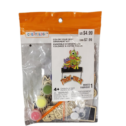 Creatology Halloween DIY Ornament Coloring Kit - Trick or Treat