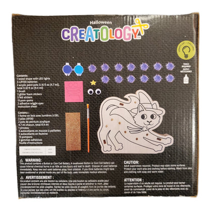 Halloween Cat Marquee Craft Kit for Kids
