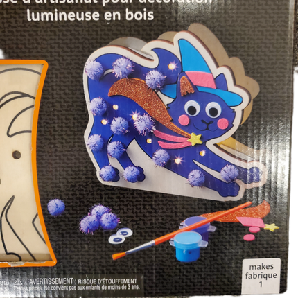 Halloween Cat Marquee Craft Kit for Kids