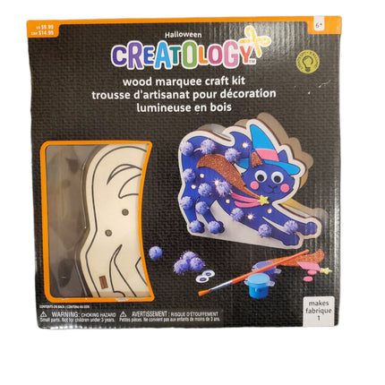 Halloween Cat Marquee Craft Kit for Kids