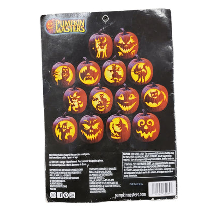 Pumpkin Masters Carving Kit with 4 Exclusive Patterns 19-pc