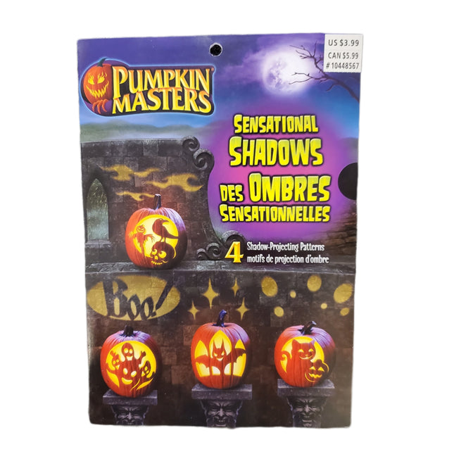Pumpkin Masters Sensational Shadows Carving 4 Shadow Projecting Patterns