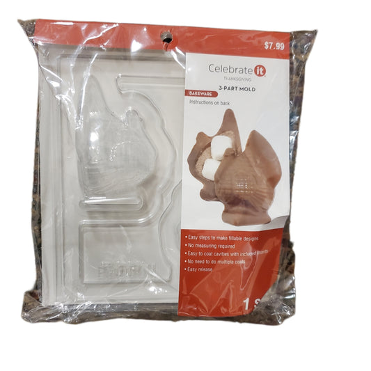 celebrate It Thanksgiving 3-Part Mold Bakeware Set