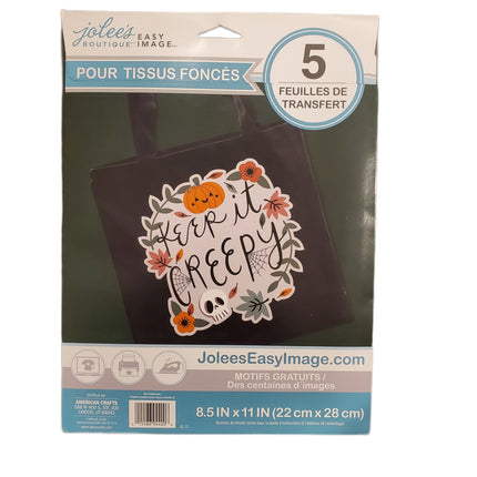 JOLEE'S BOUTIQUE, KEEP IT CREEPY, EASY IMAGE TRANSFER SHEETS