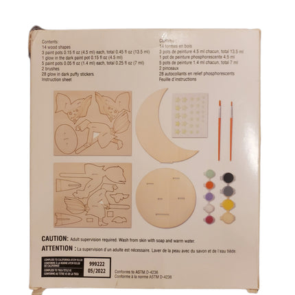 3D Witch Glow-in-the-Dark Craft Kit for Ages 8+