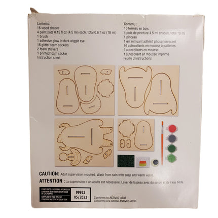 Creatology 3D Halloween Monster Glow Puzzle Kit