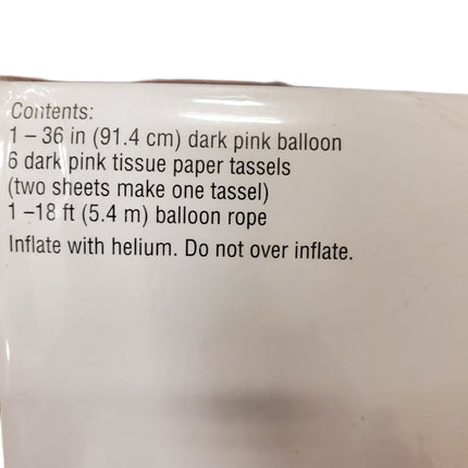 Celebrate It 36 in Jumbo Balloon "Dark Pink"