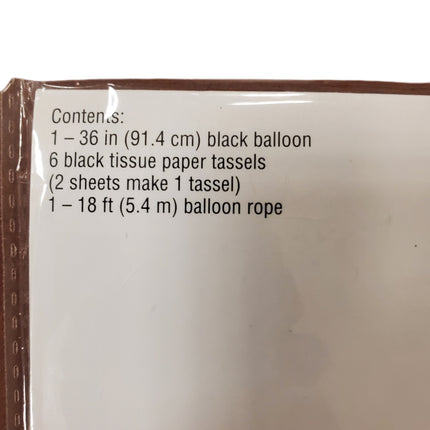 Celebrate It 36 in Jumbo Balloon "Black"
