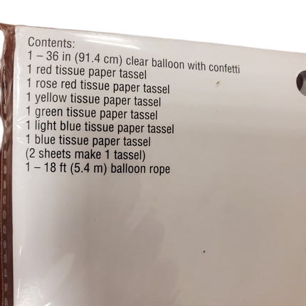 Celebrate It 36 in Jumbo Balloon "Confetti"