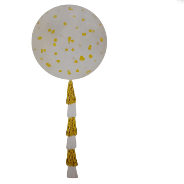 Celebrate It 36 in Jumbo Balloon "Clear with Confetti"