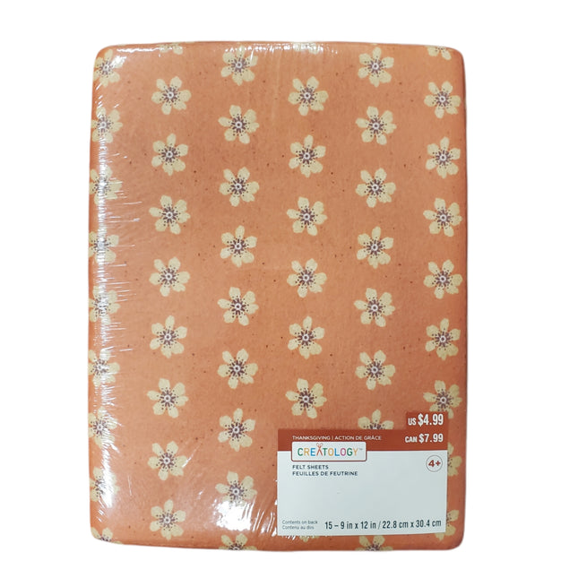 Creatology Felt Sheets Thanksgiving 15-pc