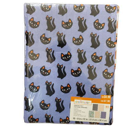 Halloween Felt Sheets 10pk  5 Patterns 2 Sheets Each