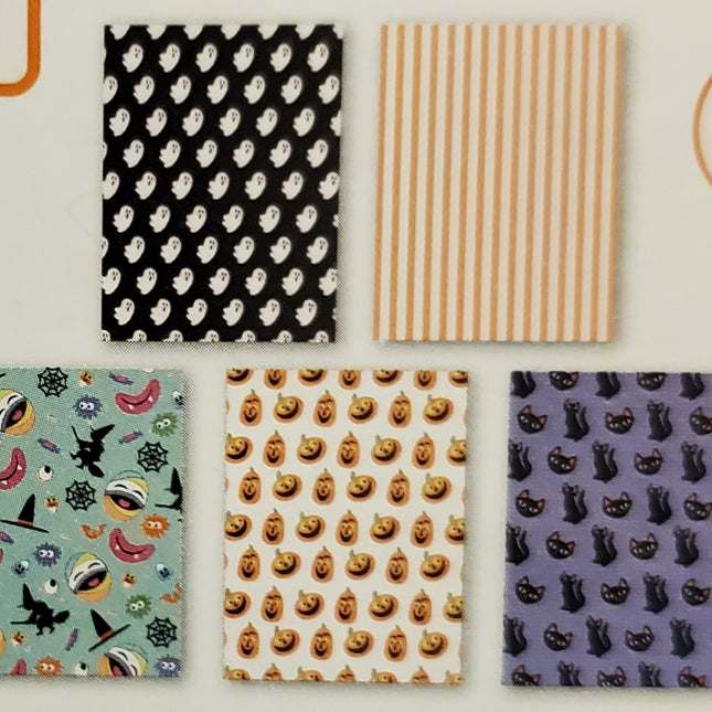 Halloween Felt Sheets 10pk  5 Patterns 2 Sheets Each