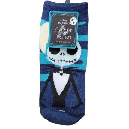 No Show Socks Disney Tim Burton's Nightmare Before Christmas 4-10