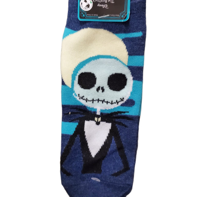 No Show Socks Disney Tim Burton's Nightmare Before Christmas 4-10