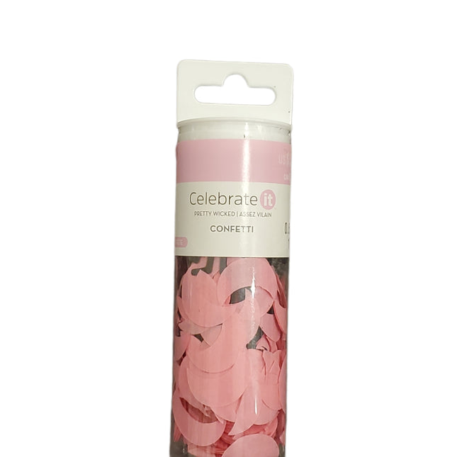 Wicked Moon and Stars Confetti - Pink, Black, Silver
