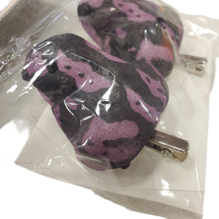 Ashland Halloween Frog Clips 2pc -2 in Purple