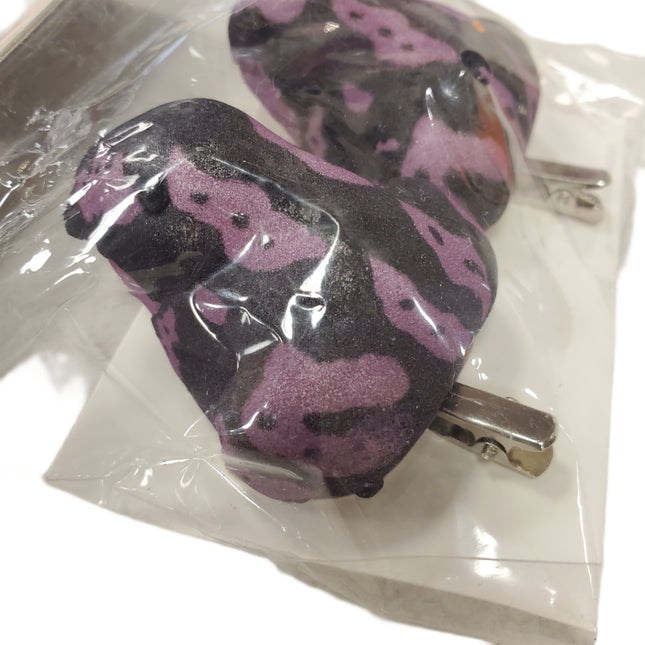 Ashland Halloween Frog Clips 2pc -2 in Purple