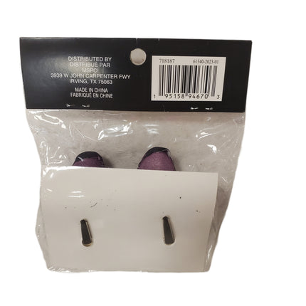 Ashland Halloween Frog Clips 2pc -2 in Purple